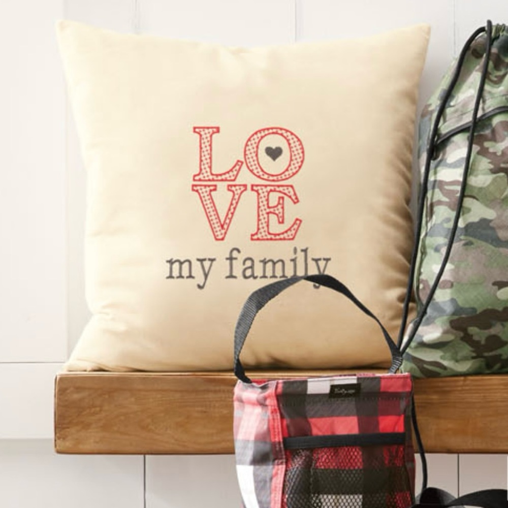 Thirty-One Canvas Pillow Cover